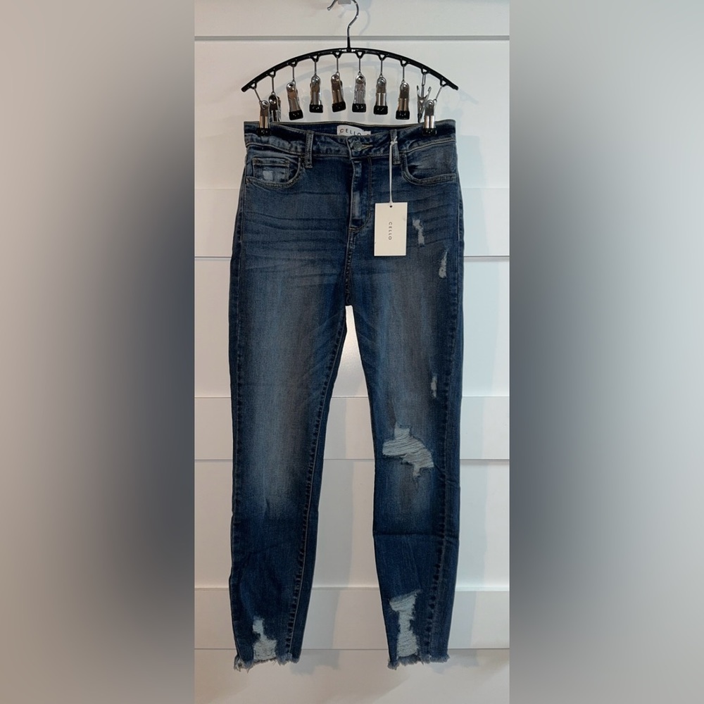 Cello Cropped Skinny Jeans